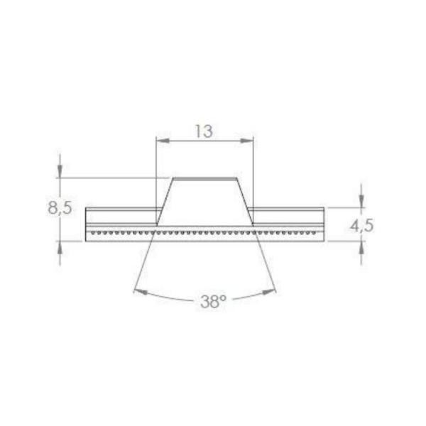 PU timing belt ATK10-K13