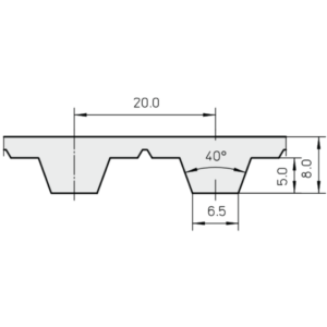 PU timing belt T20 - WinProFlex, Karnataka, India