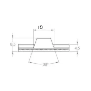 Timing belts tracking profile / PU timing belt ATK10-K10